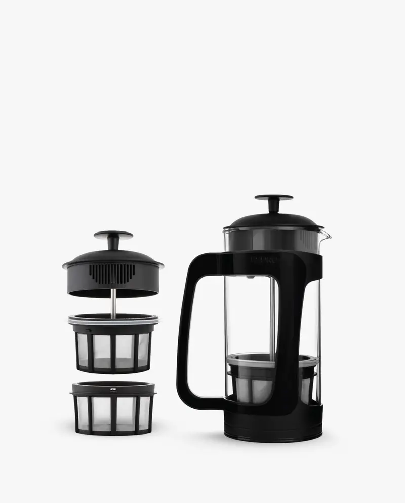 Espro P3 French Press – Black Double-Microfilter Stainless Steel Press 1