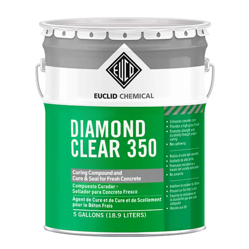 Euclid Diamond Clear 350 Concrete Sealer – 5 Gallon Gloss Finish 1