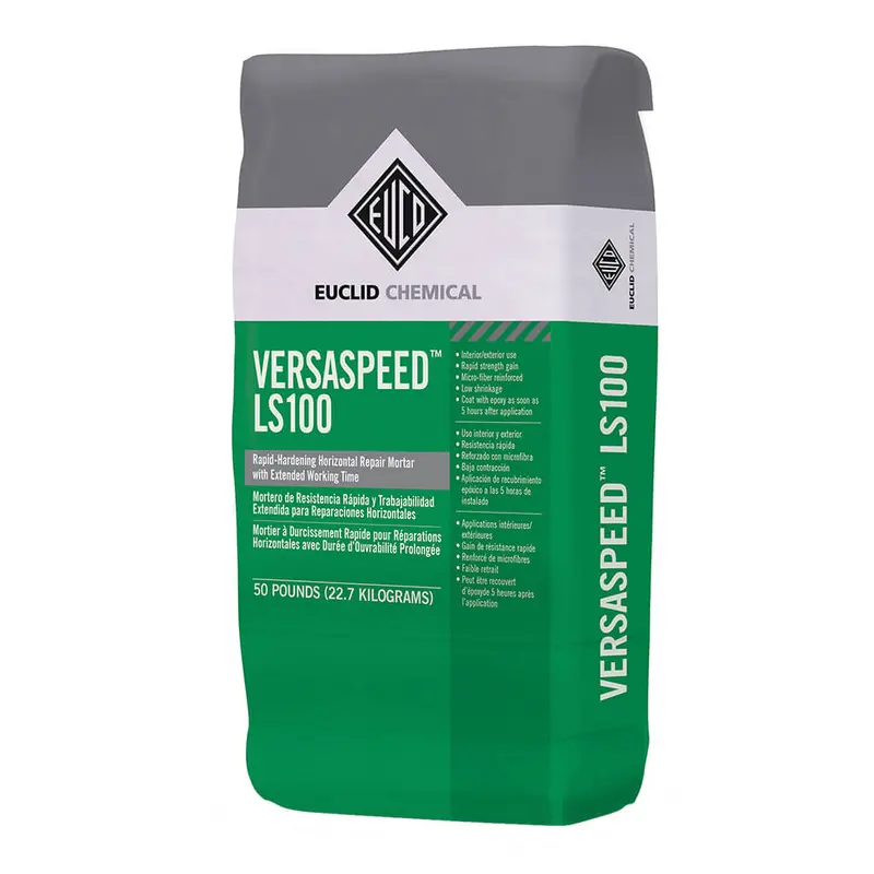 Euclid Versaspeed Ls100 Horizontal Repair Mortar – 50 Lb. Fast-Hardening Leveling Compound 1
