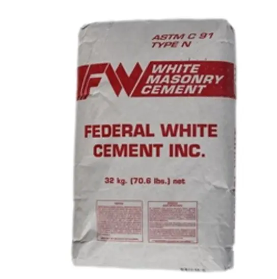 Federal 32 Kg Type N White Masonry Cement For Bricklaying And Stucco 1