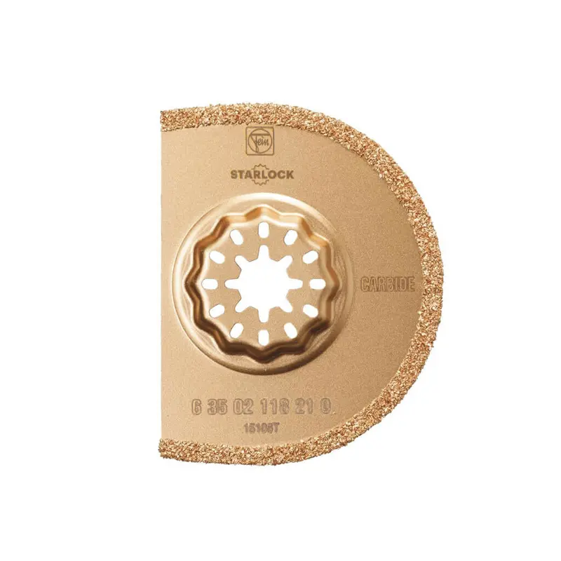 Fein Starlock Oscillating Tool Blade – 3" Round Carbide-Grit Grout Removal Saw Blade 1