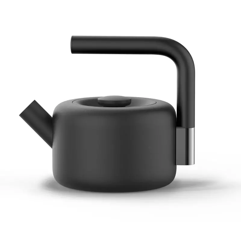 Fellow Clyde Matte Black Stainless Steel Stovetop Tea Kettle – 1.7L Capacity 1