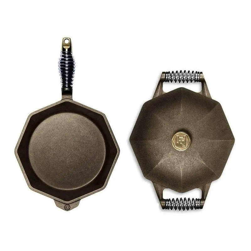 Finex Dutch Oven And Skillet Dual-Piece Cast Iron Set 1