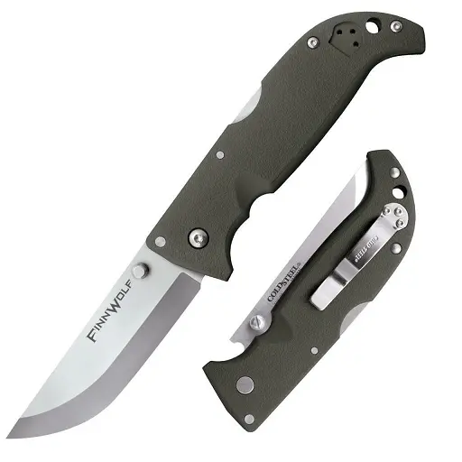Finn Wolf Tactical Fixed Blade – Od Green Handle 1