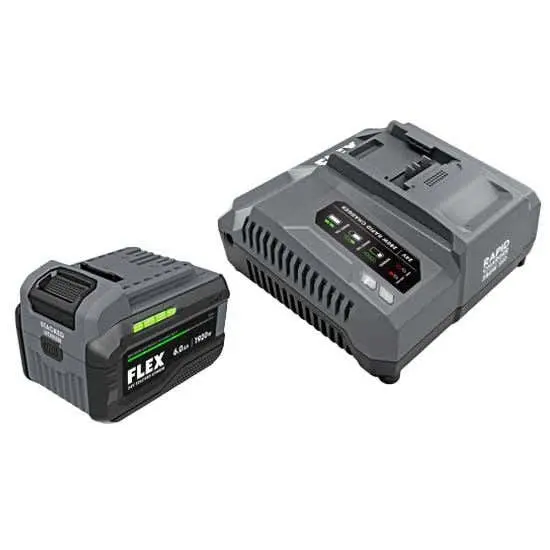 Flex Fx0421-1H 24V Starter Kit – Includes 6.0 Ah Battery & Rapid Charger 1