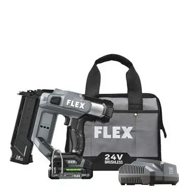 Flex Fx4331-1A 24V Cordless Brad Nailer Kit – Includes 1 × 2.5 Ah Battery 1