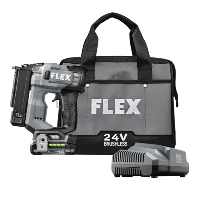 Flex Fx4341-1A 24V Pin Nailer Kit – 23-Gauge, Cordless Design With 2.5Ah Battery 1