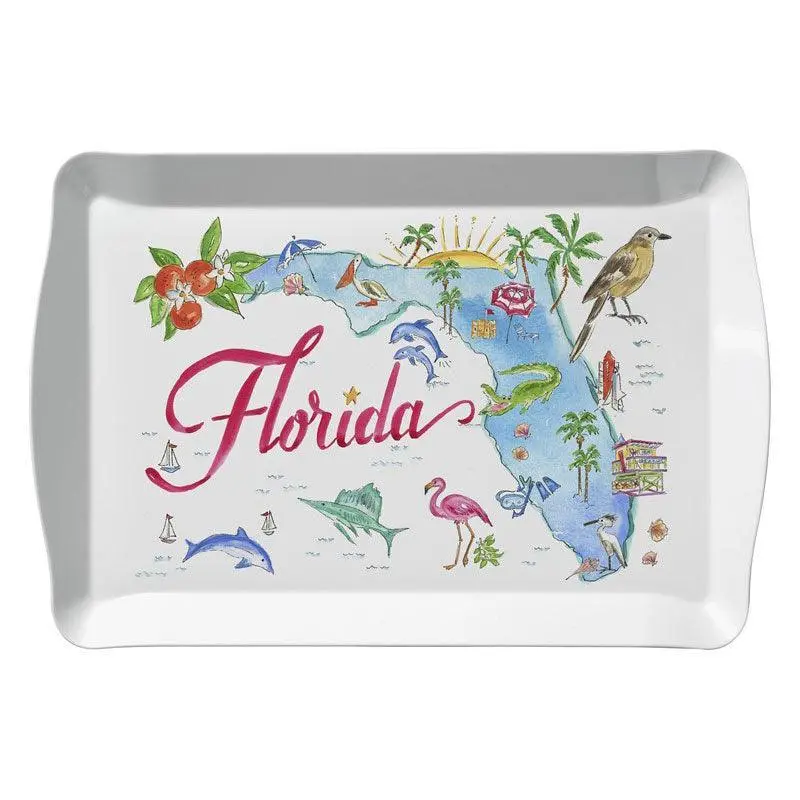 Florida Coastal 17 X 11.5-Inch Serving Tray 1
