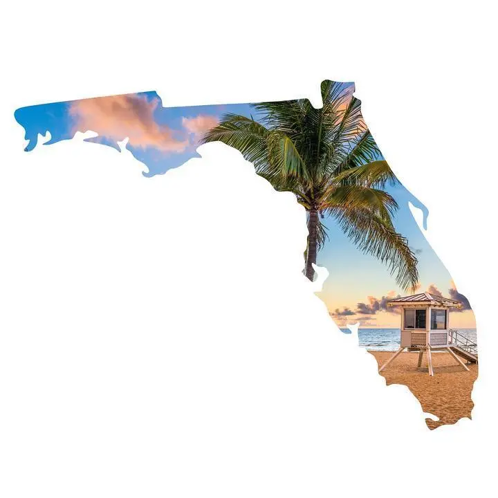 Florida Lifeguard Tower Metal Wall Decor 1