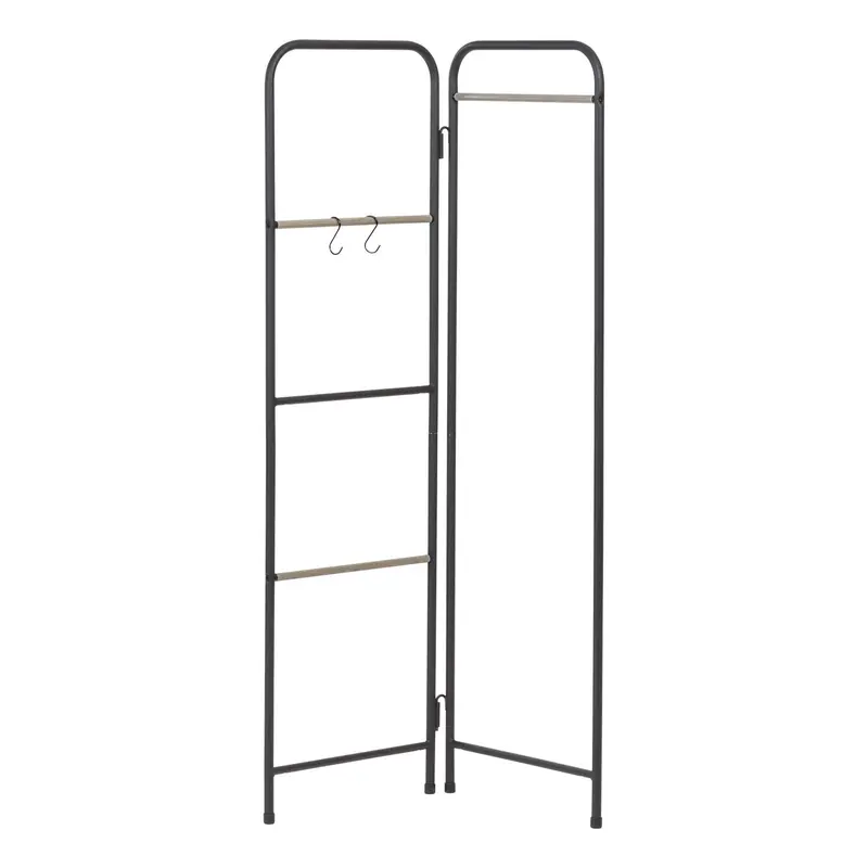 Foldable Heavy-Duty Metal Garment Rack – Portable Clothing Organizer 1