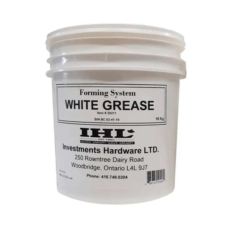 Forming System 18 Kg White Concrete Form Release Grease 1