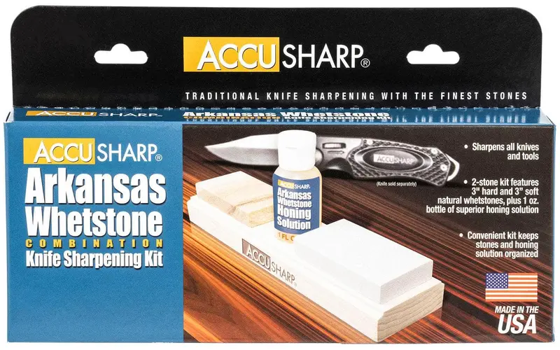 Fpi 023C Accusharp Combination Whetstone Set With Honing Oil 1