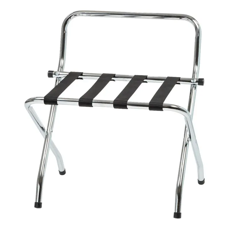 Freestanding Luggage Rack With Reinforced Support Bar – Travel Accessory Stand 1
