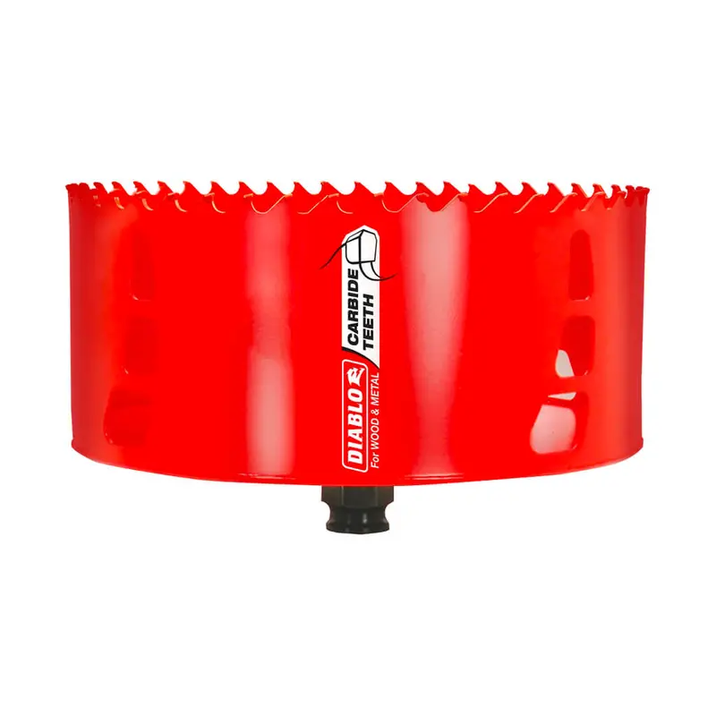 Freud Diablo Dhs6000Ct 6-Inch Carbide-Tipped Hole Saw – Mandrel Shank, Wood & Metal 1