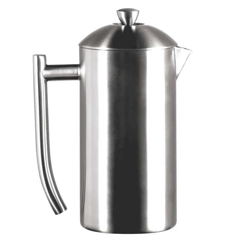 Frieling Double-Walled Brushed Stainless Steel French Press Coffee Maker 1
