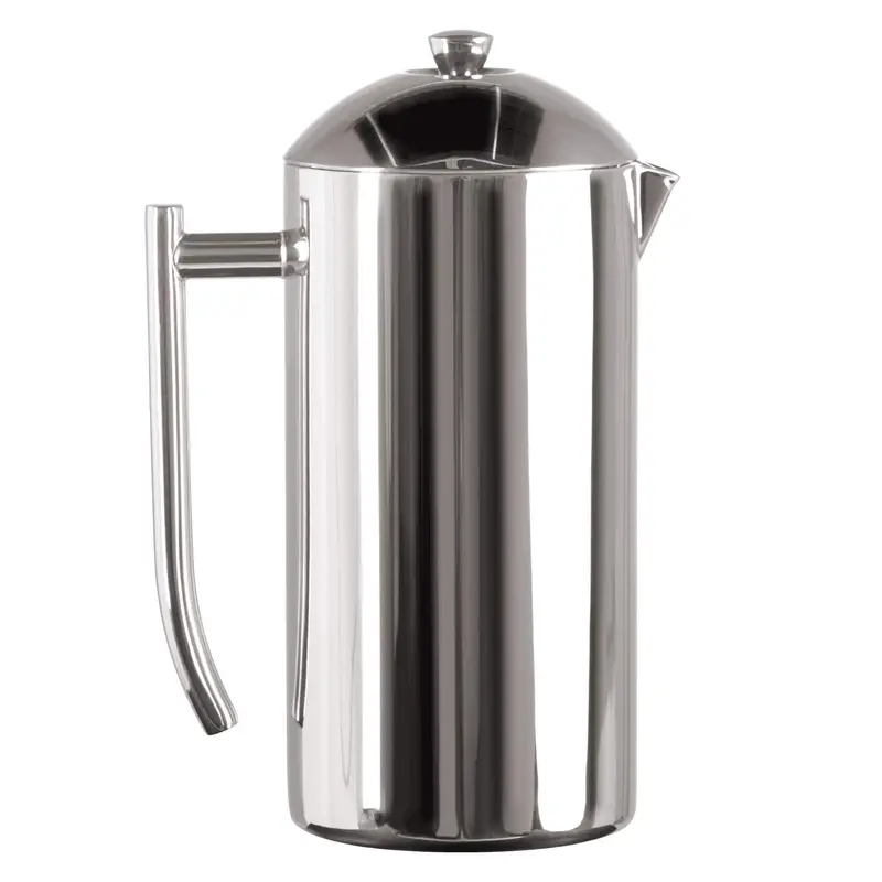 Frieling Double-Walled Polished Stainless Steel French Press Coffee Maker 1