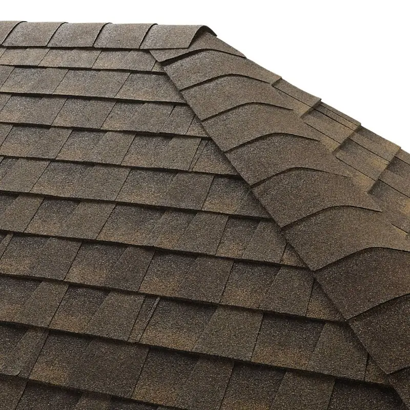 Gaf Seal-A-Ridge Barkwood Hip And Ridge Cap – 25 Linear Feet/Bundle 1