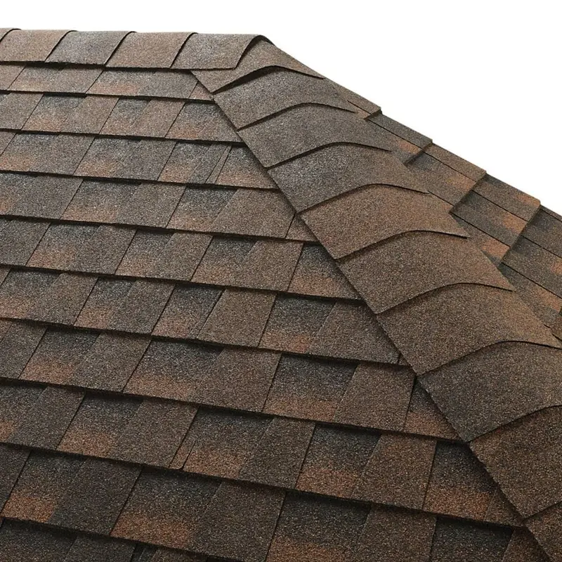 Gaf Seal-A-Ridge Hickory Hip And Ridge Cap – 25 Linear Feet/Bundle 1