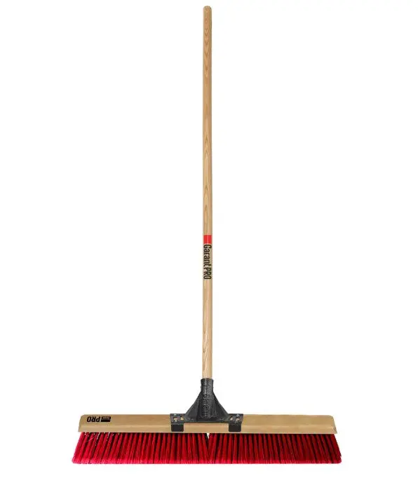 Garant Gppbms24 24-Inch Pro-Series Push Broom With 60-Inch Wooden Handle 1