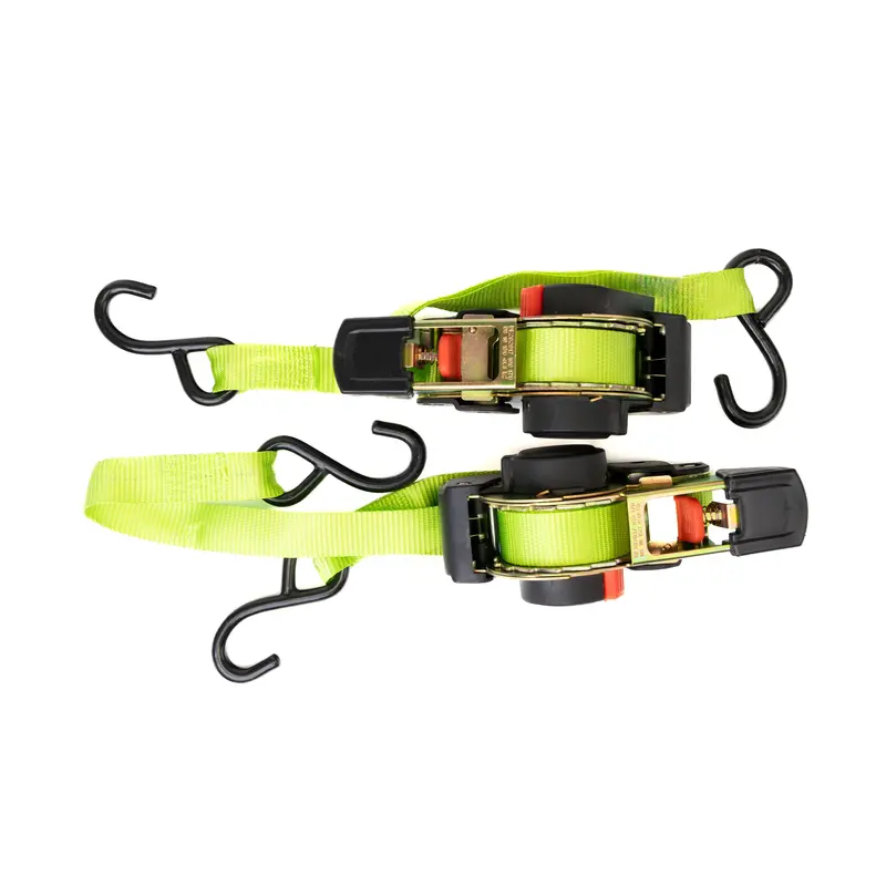 Gekko 1-Inch X 12-Foot Ratchet Tie-Down Strap Set (2-Pack) 1
