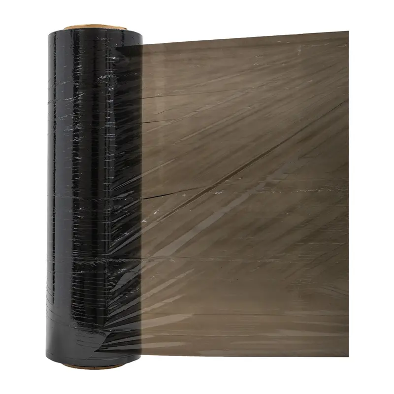 Gekko 18-In X 1500-Ft Black Pallet Stretch Wrap – Hand-Applied Film 1