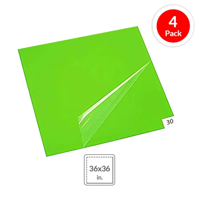 Gekko 36-Inch × 36-Inch 30-Layer Dirt Trap Mat – Non-Slip Protective Floor Cover (4-Pack) 1