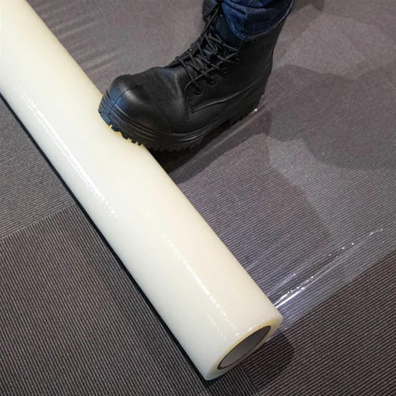 Gekko Clear Carpet Protection Film — 36-Inch × 500-Foot Roll For Floor Safety 1