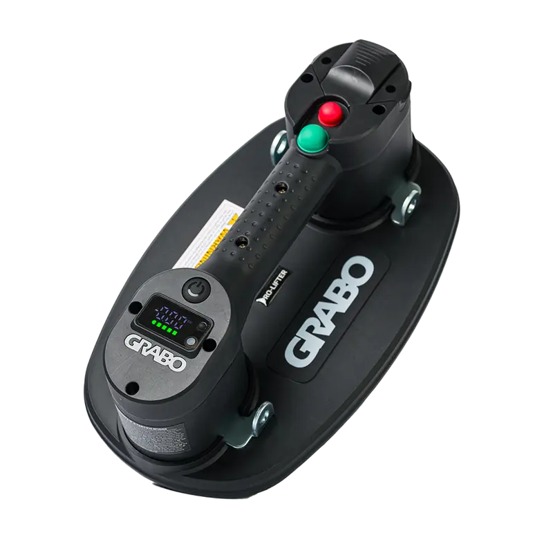 Grabo Pro Digital Vacuum Lifter Kit – Includes Dual Batteries, Charger & Sealing Accessories 1
