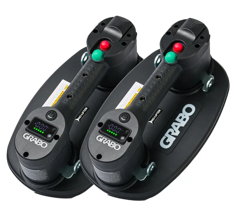 Grabo Pro Digital Vacuum Lifting Kit – Dual-Unit Heavy-Duty Suction System 1
