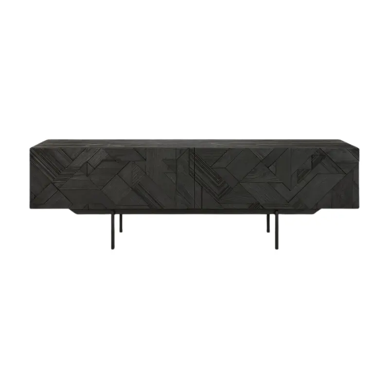 Graphic-Print Media Console 1
