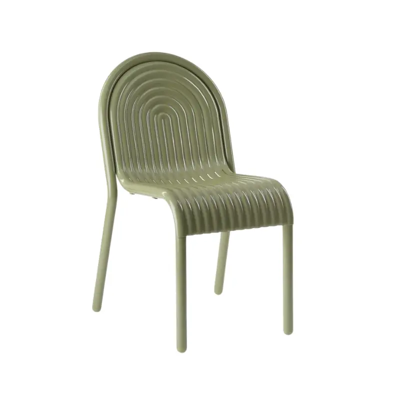 Groove Outdoor Side Chair With Sleek Profile 1