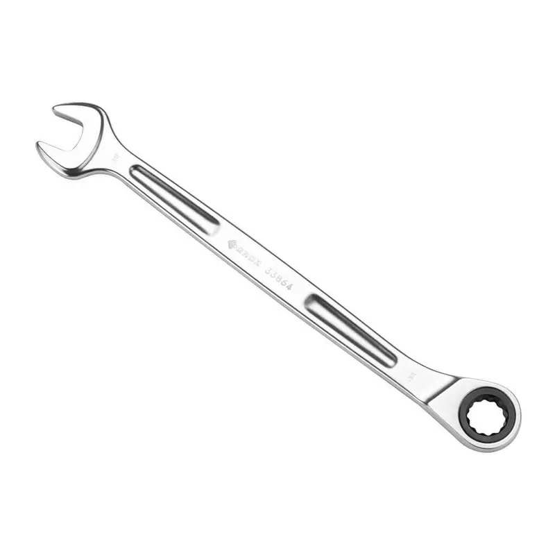 Groz 3/8-Inch Extra-Long Non-Reversible Ratcheting Wrench 1