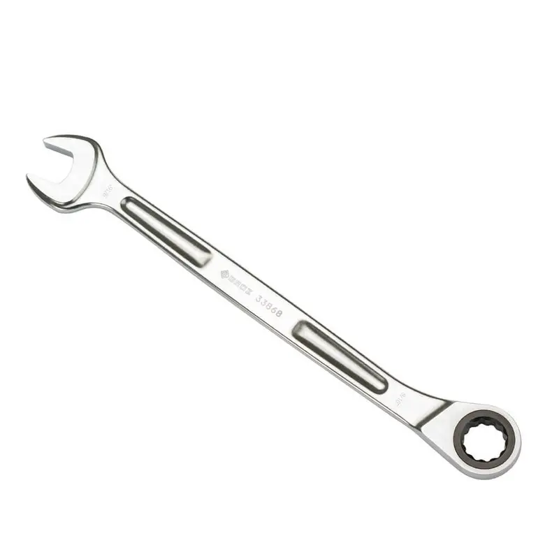 Groz 9/16-Inch Extra-Long Non-Reversible Ratcheting Wrench 1
