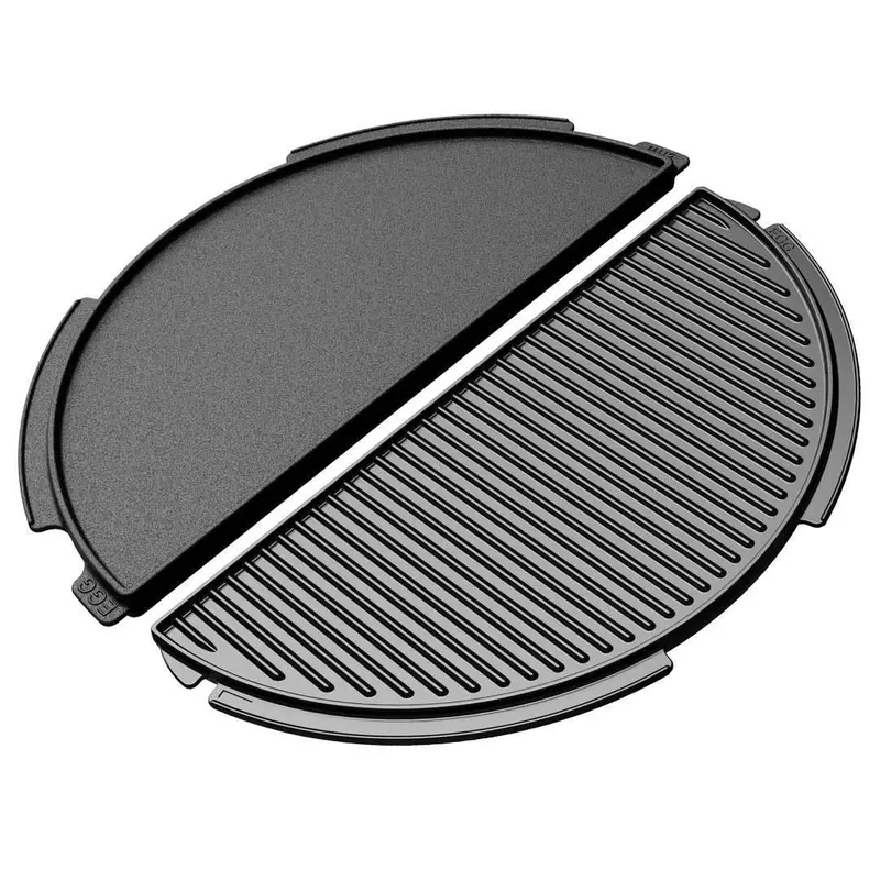 Half Moon Plancha Griddle – Cast Iron Surface For Large & Xl Big Green Eggs 1