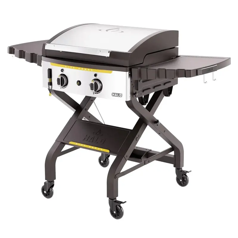 Halo Elite2B Outdoor Griddle – 2-Burner Propane Flat Top Cooking Station 1
