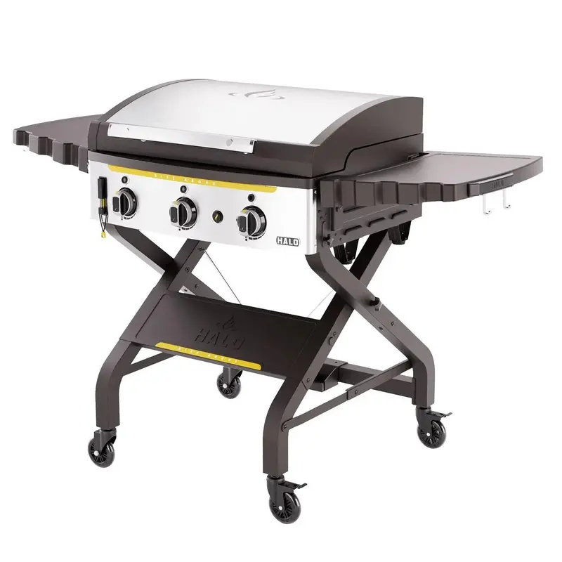 Halo Elite3B Outdoor Griddle – 3-Burner Propane Flat Top Grill 1