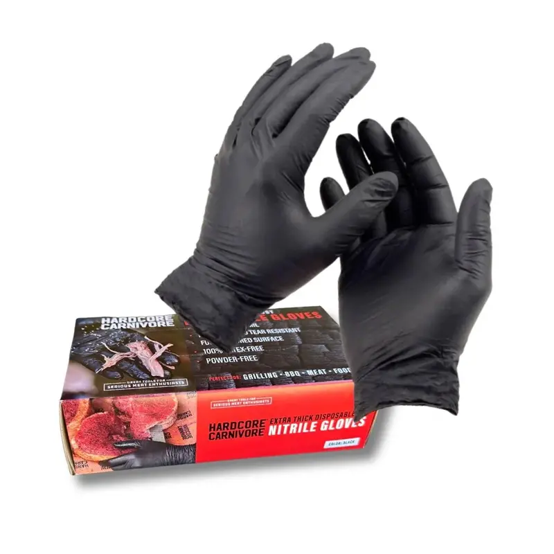 Hardcore Carnivore Disposable Nitrile Gloves (Food-Safe) 1