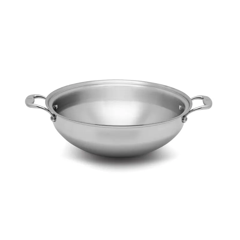 Heritage Steel Enhanced 5-Ply Stainless Wok – 13.5 Inch 1