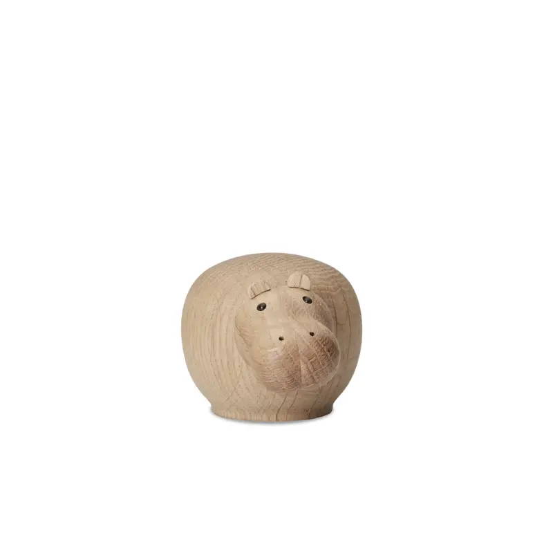 Hibo Hand-Painted Hippopotamus Ceramic Ornament 1