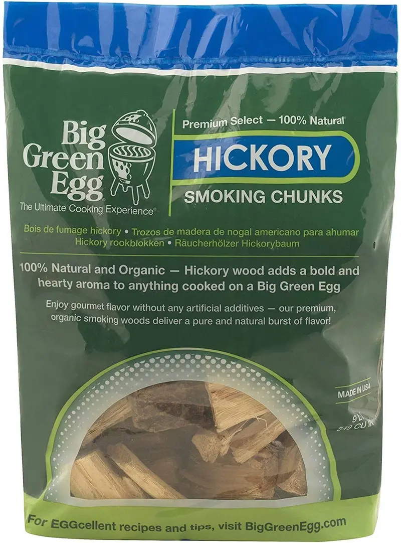 Hickory Smoking Chunks – Big Green Egg 1
