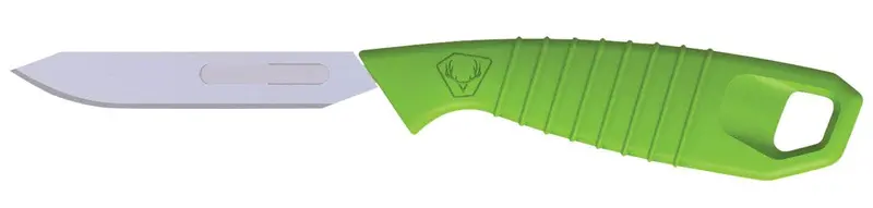 Hme Replaceable Blade Knife – Green Handle With Interchangeable Utility Blades 1