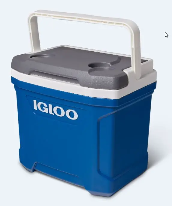 Igloo Latitude 16-Quart Portable Cooler – Indigo Blue, Leak-Resistant Design 1