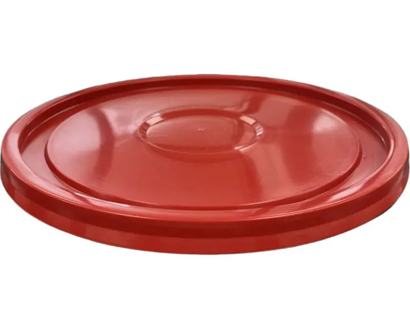 Ihl 5-Gallon Red Snap-On Bucket Lid – 19L Capacity 1