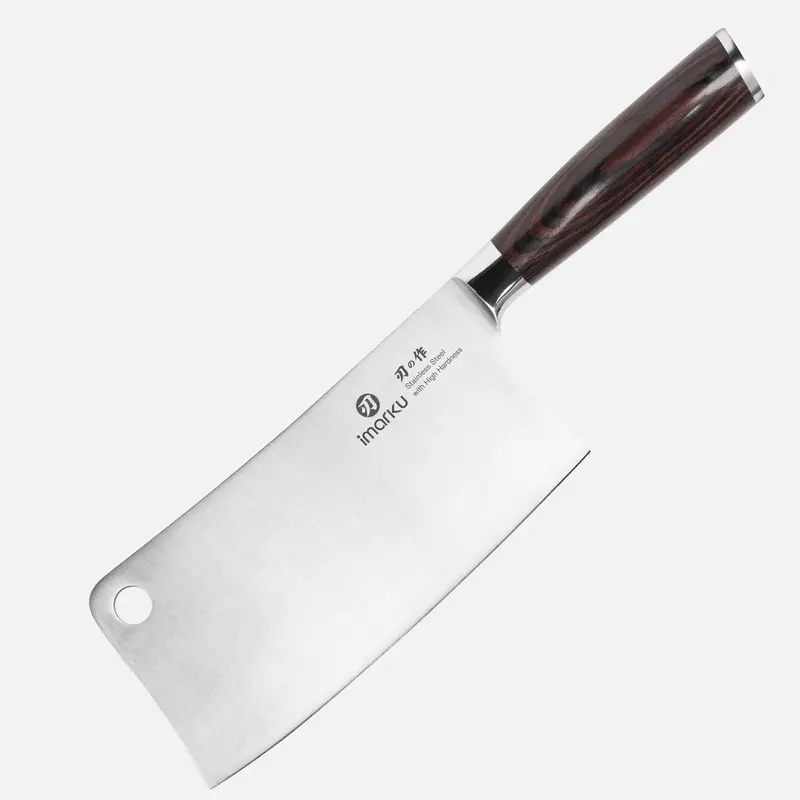 Imarku 7-Inch German-Style Butcher Cleaver – Heavy-Duty Meat Cutting Knife 1