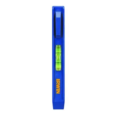 Irwin Pocket Clip-On Bubble Level – Compact Aluminum Design For Quick Alignment Checks 1