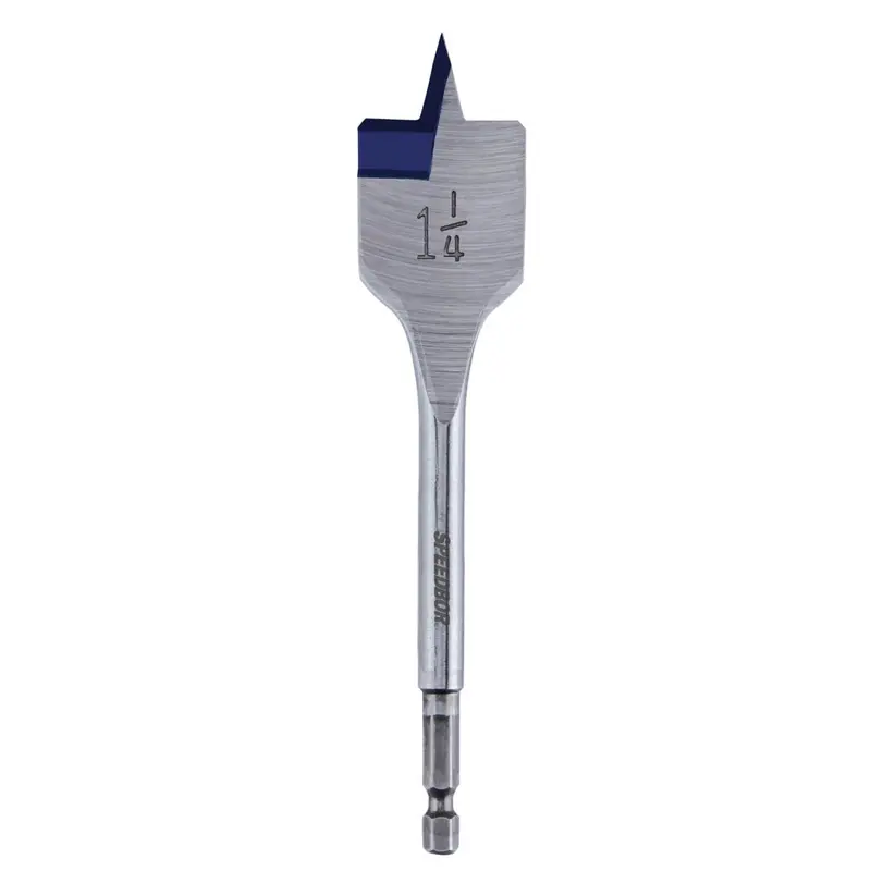 Irwin Speedbor Blue Groove Spade Bit — 1-1/4" Diameter × 6" Standard Length 1