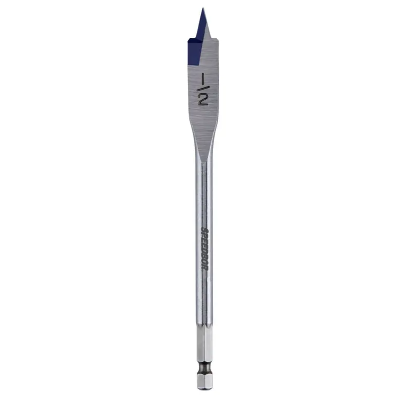 Irwin Speedbor Blue Groove Spade Bit — 1/2" Diameter × 6" Standard Length 1