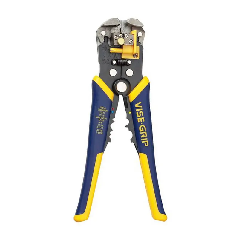 Irwin Vise-Grip 8-Inch Insulated Self-Adjusting Wire Stripper For 10–24 Awg Cables 1