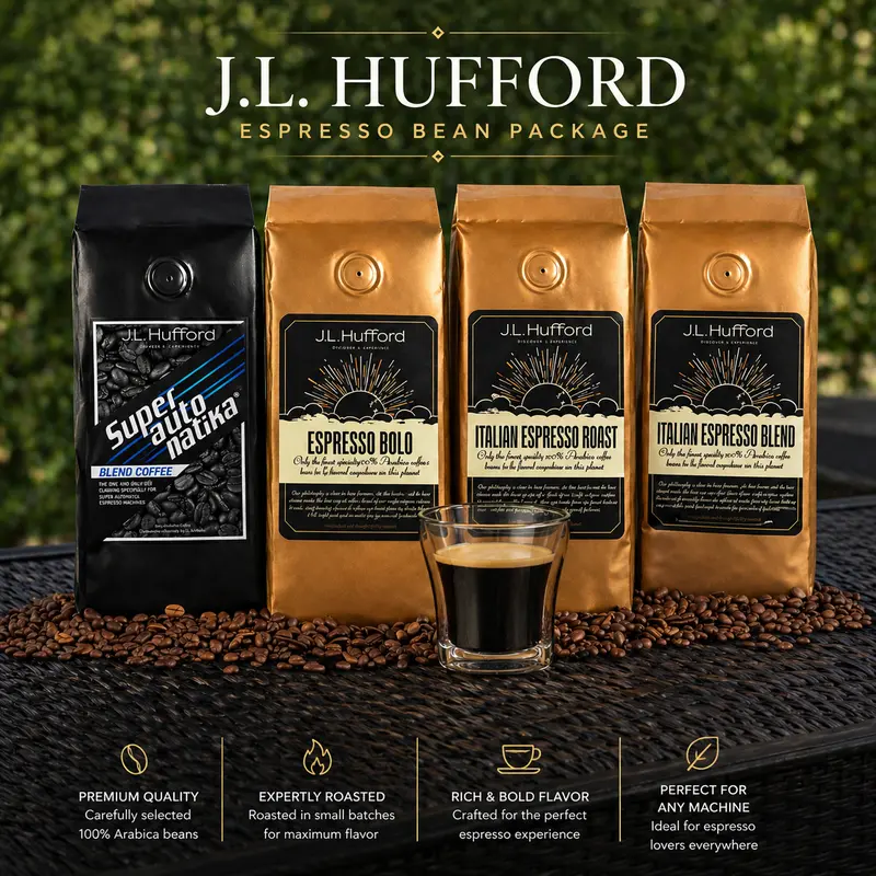 J.L. Hufford Specialty Espresso Bean Subscription Package 1
