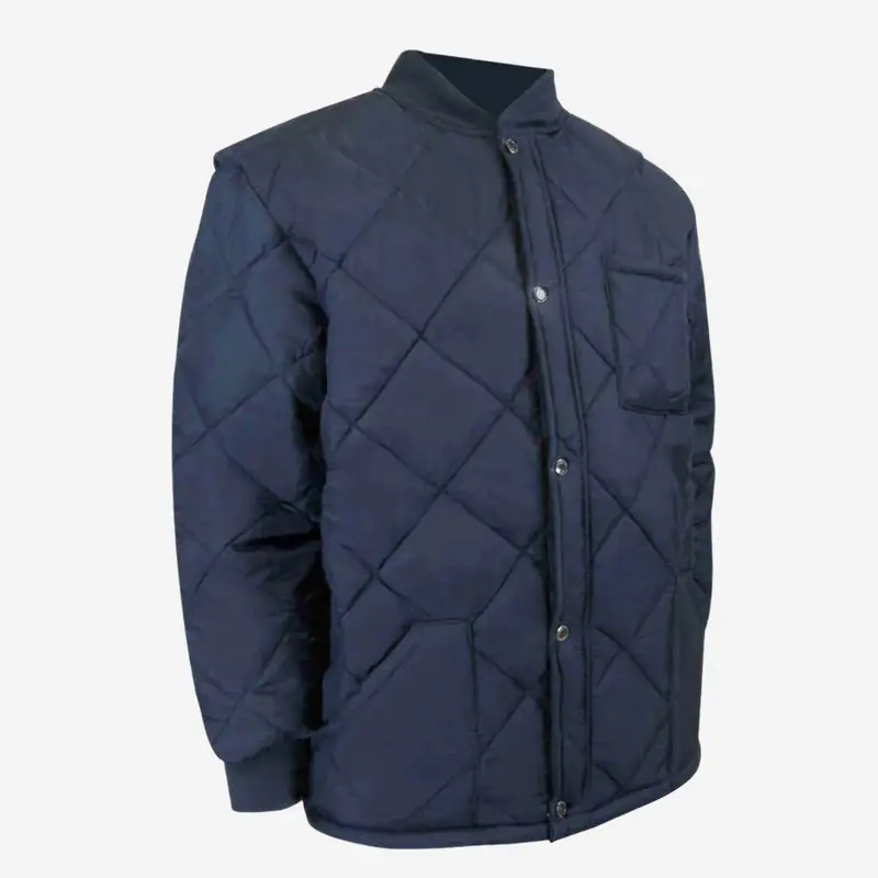 Jackfield Navy Fleece-Lined Freezer Jacket — Cold-Weather Thermal Protection 1